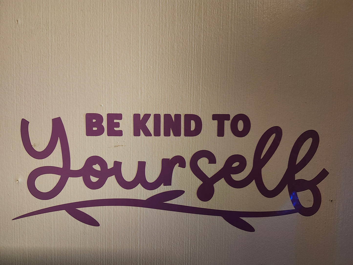 Be kind to yourself